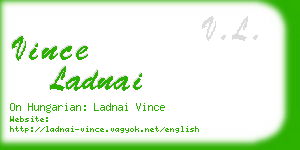 vince ladnai business card